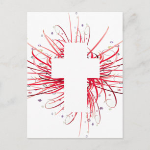 Postal ¡JOY! en la cruz