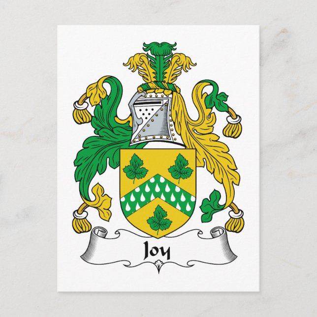 Postal Joy Family Crest (Anverso)