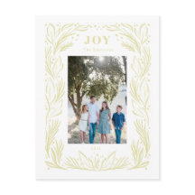 Joy Navidades Wreath Photo Green