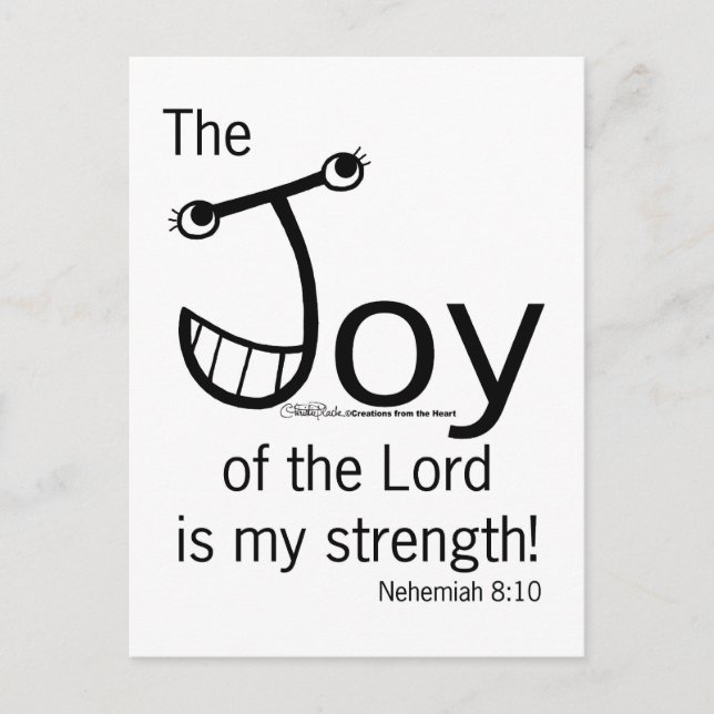 Postal JOY of the Lord (Anverso)