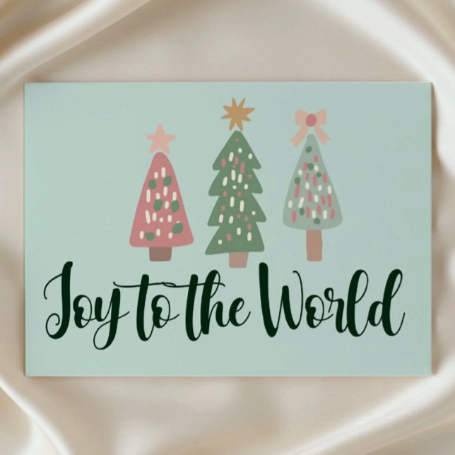 Postal Joy to the World Christmas  Post Card  (Subido por el creador)