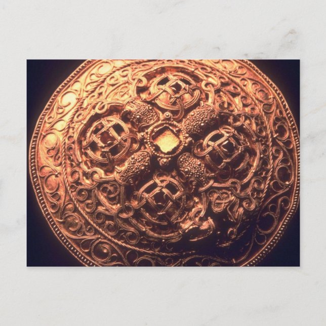 Postal Joya de broche viking para ricos (Anverso)