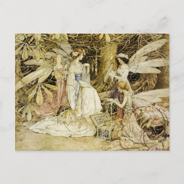 Postal "Joyas de hadas" (Anverso)