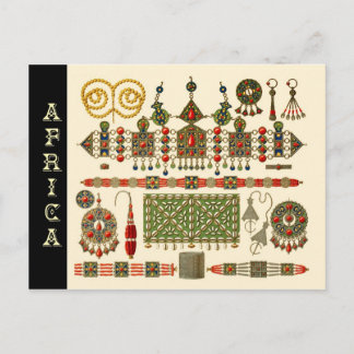 Postal Joyas del pueblo Kabyle en Argelia