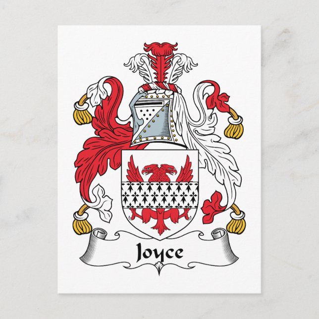 Postal Joyce Family Crest (Anverso)