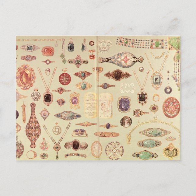 Postal Joyería del "Catálogo Tiffany", 1890 (Anverso)