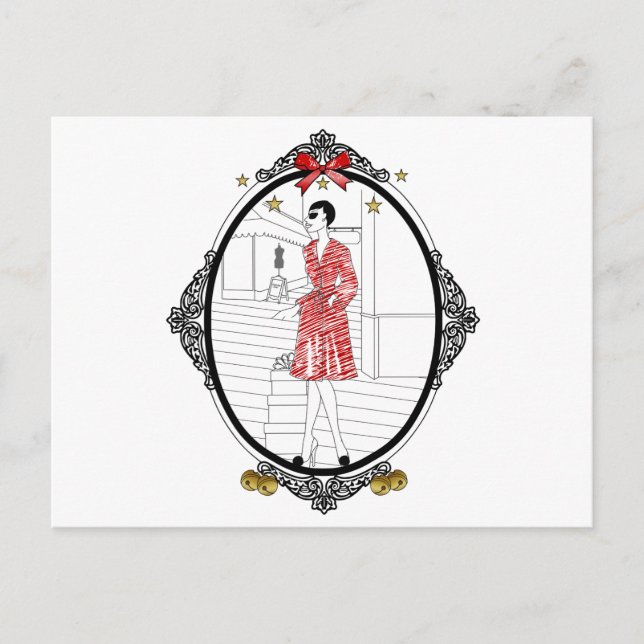 Postal Joyeuses Fêtes (Anverso)