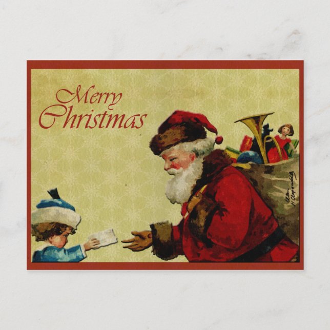 Postal Joyeux Noël (Anverso)