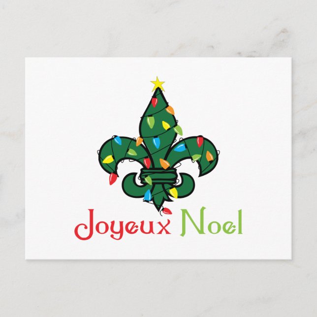 Postal Joyeux Noel (Anverso)