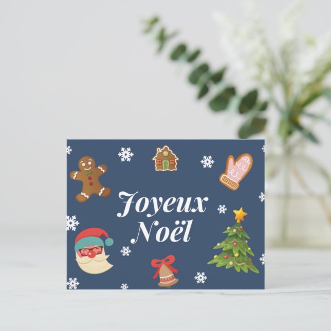 Postal Joyeux Noêl Carte postale Xmas Postcards (Anverso de pie)