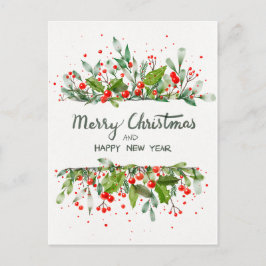 POSTAL JOYEUX NOËL ET BONNE ANNÉE