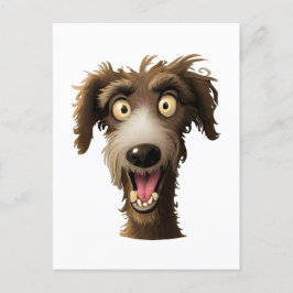Postal Joyful Lurcher - Perro Personalizado Cheeky