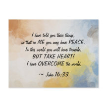 Juan 16:33 ¡He SUPERADO el mundo!