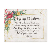 Juan 1:14 El mundo se convirtió en carne, Navidade