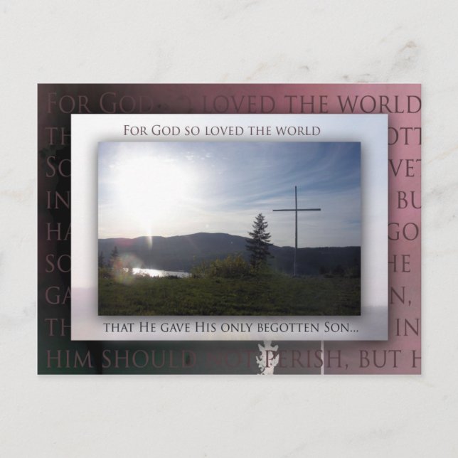 Postal Juan 3:16 (Anverso)