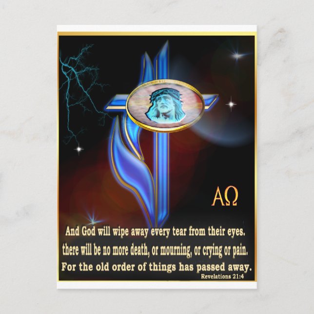 Postal Juan 3:16 (Anverso)