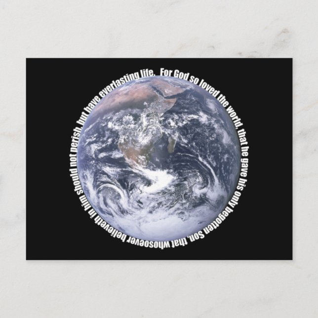 Postal Juan 3:16 (Anverso)