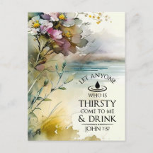 Juan 7:37 Cualquiera que tenga sed, venga a mi Bib