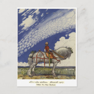 Postal Juan Bauer - en el mundo ancho