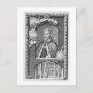 Postal Juan de Gaunt, duque de Lancaster (1340-99) despué