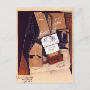 Postal Juan Gris - El Café Grinder