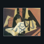 Postal Juan Gris - Vida fija con un mantel blanco<br><div class="desc">Still Life with a white tablecloth de Juan Gris About Juan Gris Jos � Victoriano Gonz � lez-P � rez, más conocido como Juan Gris, fue un pintor y escultor español que vivió y trabajó la mayor parte de su vida en Francia. Sus obras, que están estrechamente relacionadas con la...</div>
