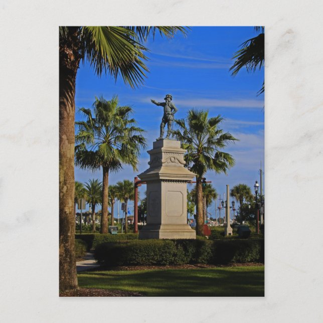 Postal Juan Ponce de Leon - horizontal (Anverso)