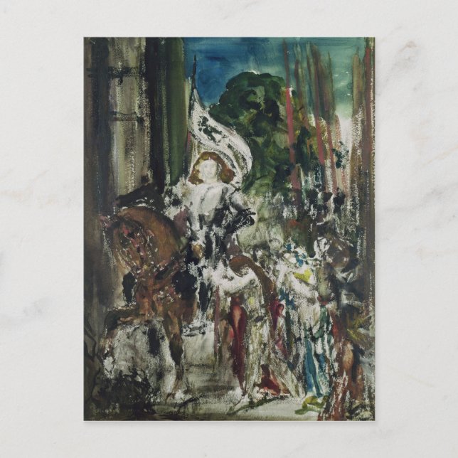 Postal Juana de Arco (Anverso)