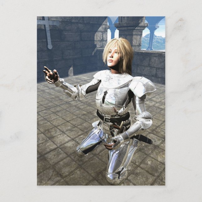 Postal Juana de Arco (Anverso)