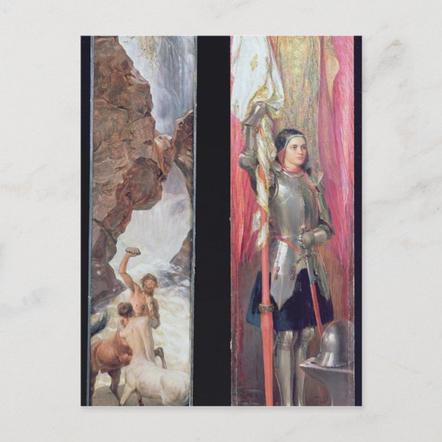 Postal Juana de Arco, años 1890 (Anverso)