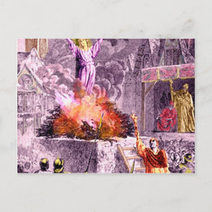 Postal Juana de Arco Burns
