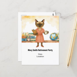 Postal Jubilación de profesores 2025 para los amantes del