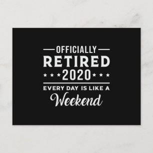 Postal Jubilación Retirado 2020 Retirarse Abuelo Regalo D