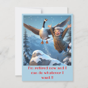 POSTAL " JUBILADA Y FELIZ "