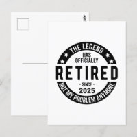 Jubilado 2025 Ya no es mi problema - Jubilación