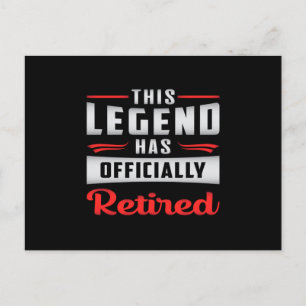 Postal Jubilado Retiro Jubilación Abuelo Regalo Divertido