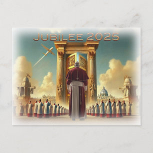 Postal Jubileo 2025, Vaticano, recuerdo de viaje, idea de