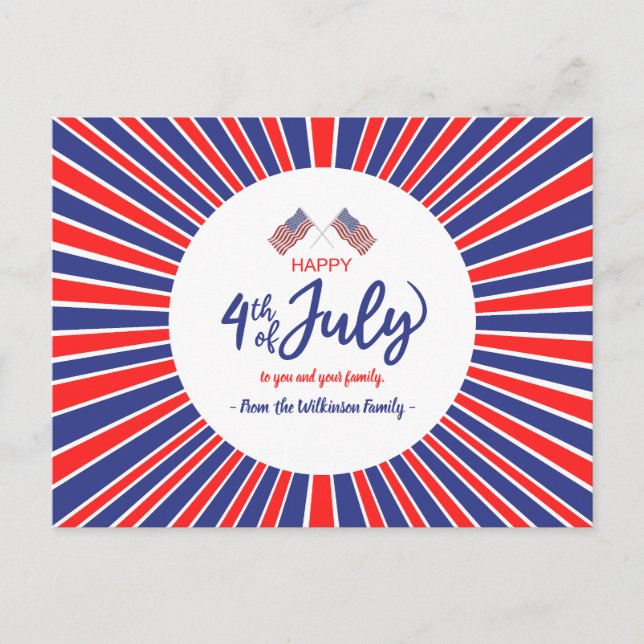 Postal Jubileo Patriótico Radiante (Anverso)