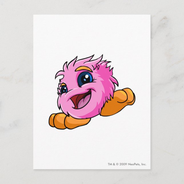 Postal JubJub Rosa (Anverso)