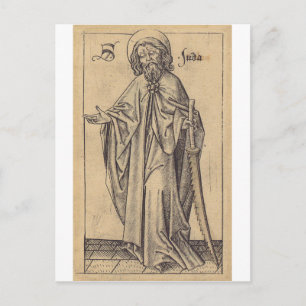 Postal Jude Thadeo el Apóstol y hermano de Jesús