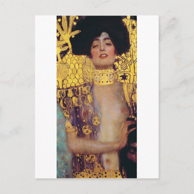 Postal Judith (Lady in Gold), Gustav Klimt (Anverso)