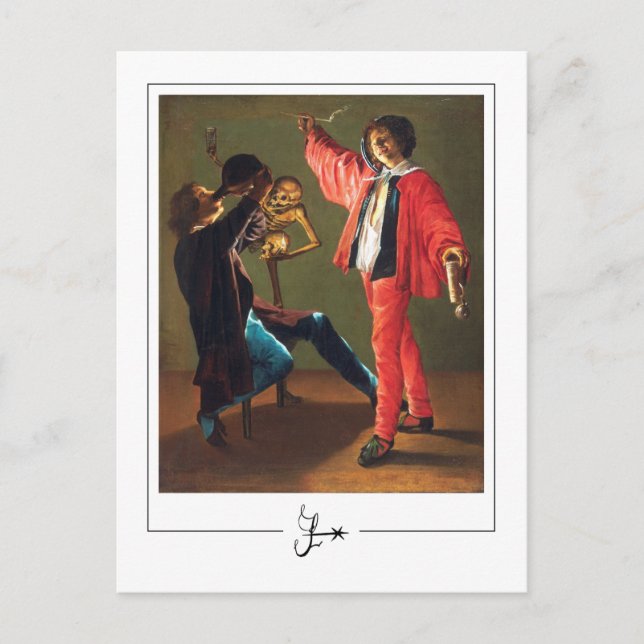 Postal Judith Leyster #1 - Postcard Bella Artes (Anverso)