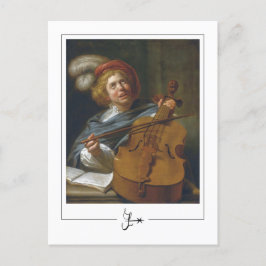Postal Judith Leyster #8 - Postcard Bella Artes