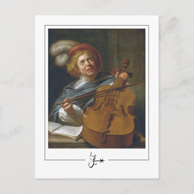 Postal Judith Leyster #8 - Postcard Bella Artes (Anverso)