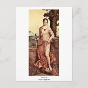 Postal Judith Por Giorgione