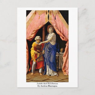 Postal Judith Y Holofernes Por Andrea Mantegna
