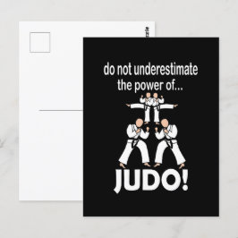 Postal Judo de defensa propia de artes marciales