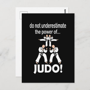 Postal Judo de defensa propia de artes marciales