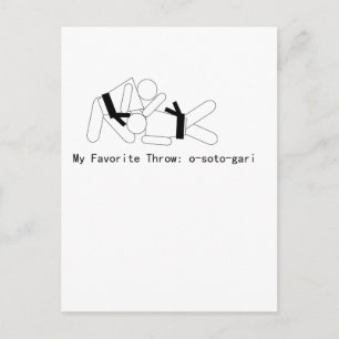 Postal Judo mi favorito lanza Osoto Gari