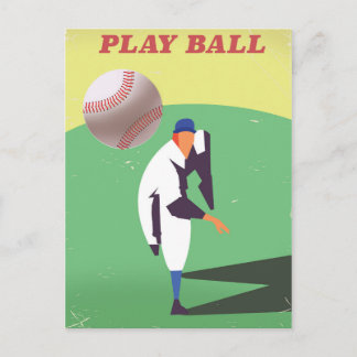Postal ¡Juega pelota!